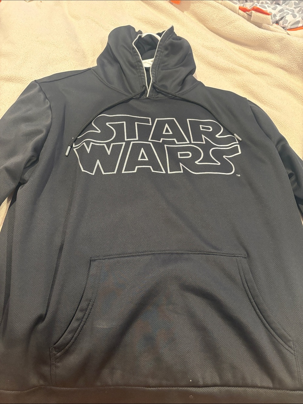 Star Wars Men's Black Hoodie with Bold Logo
